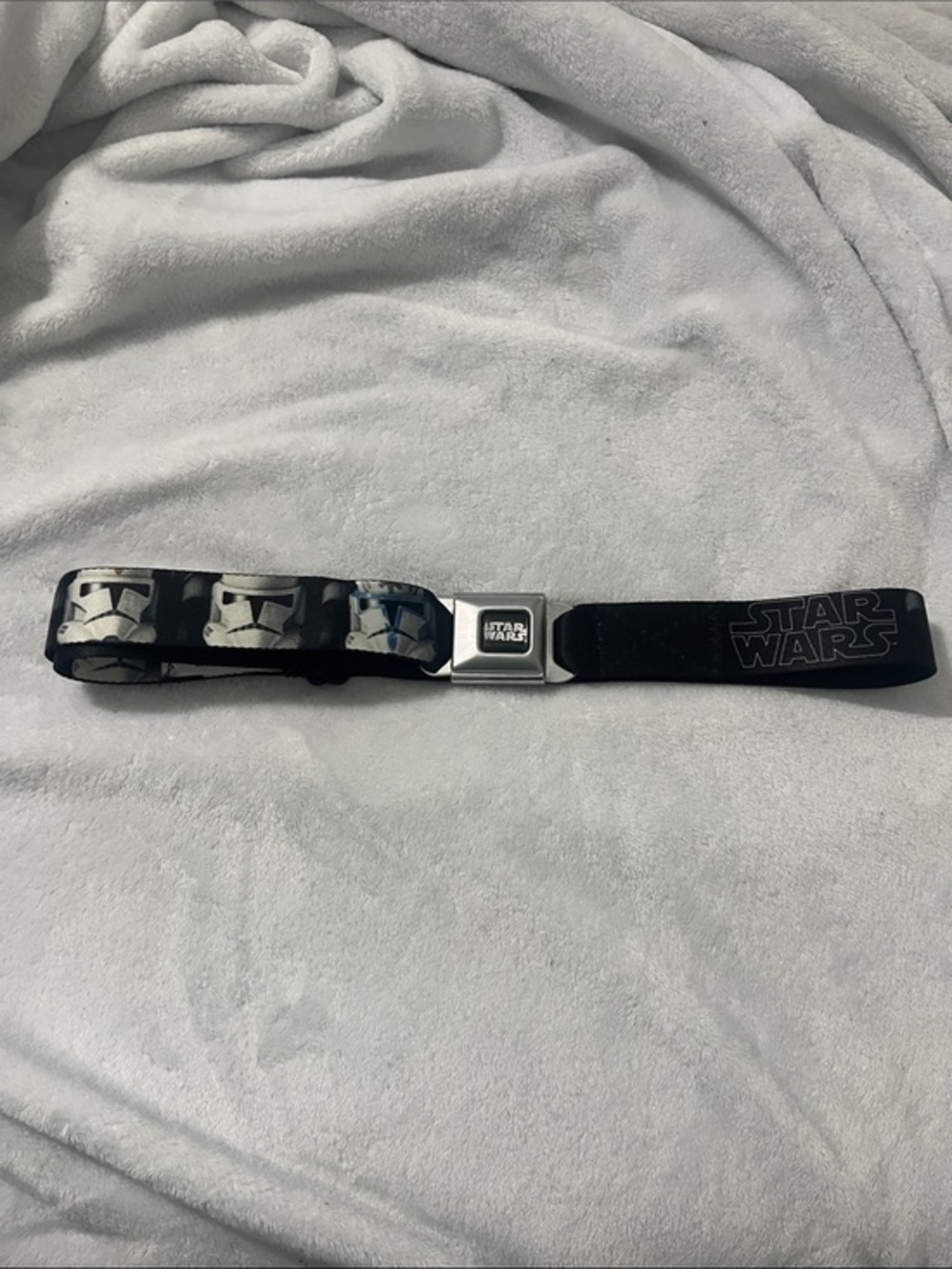 Buckle Down Boy’s Star Wars Storm Trooper Seatbelt style belt